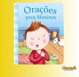 Livro ( Oraes  para meninos ) capa almofadada - ciranda cultural  