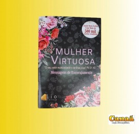 Livro Mensagens de  sabedoria (capa mulher virtuosa capa preta ), cada