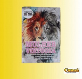 Livro Mensagens de encorajamento ( capa mulher virtuosa com Leo ) 