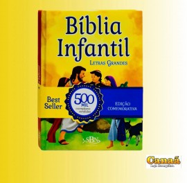 Livro ( Bblia infantil letras grandes), cada