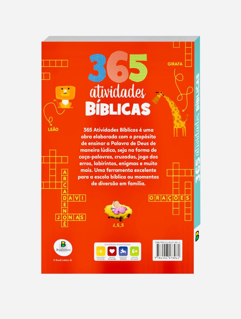 365 ATIVIDADES E DESENHOS PARA COLORIR - BÍBLICAS - ON LINE - Raul Livros