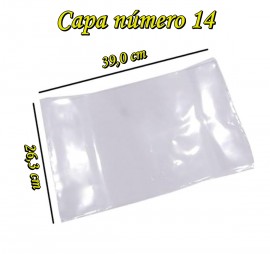 Capa de bblia transparente nmero 14