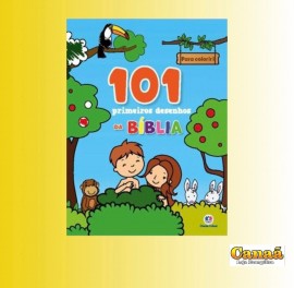 Livro 101 primeiros desenhos da Bblia 