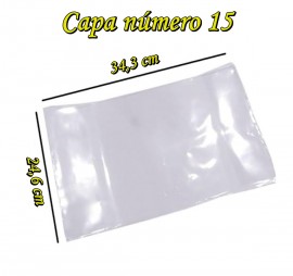 Capa de bblia transparente nmero 15